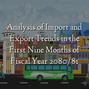 Analysis of Import and Export Trends in the First Nine Months of Fiscal Year 2080/81