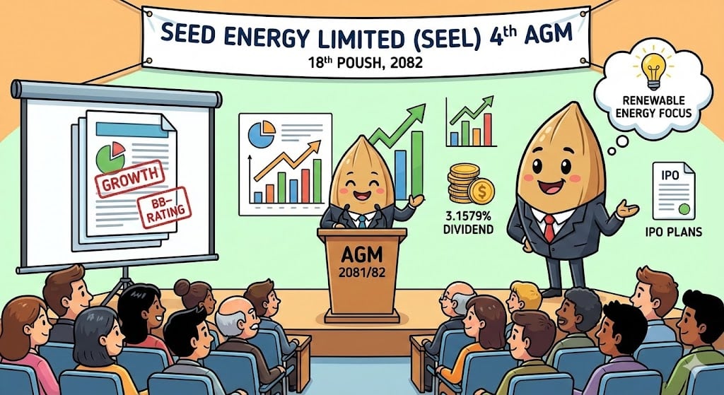 Seed Energy (SEEL) Announces AGM 2082 With Dividend & IPO Progress Update 2 Seed Energy (SEEL) Announces AGM 2082 With Dividend & IPO Progress Update 1